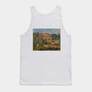 Abandoned House near Aix-en-Provence by Paul Cezanne Tank Top